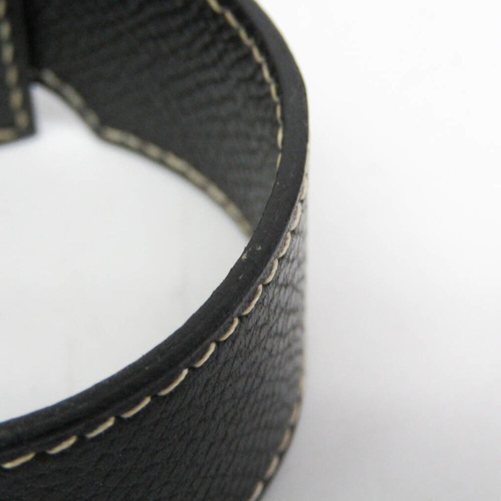 Hermes Nabab Leather Bangle Black - Picture 8 of 11